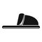 Adorable home slippers icon simple vector. Residence indoor