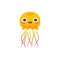 Adorable jellyfish character