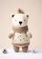 Adorable Knitted Teddy Bear: A Cozy Addition to Your Winter Deco