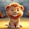 Adorable Little Lion Animation