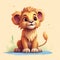 Adorable Little Lion Animation