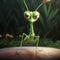 Adorable Little Praying Mantis Animation