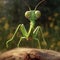 Adorable Little Praying Mantis Animation