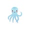 Adorable octopus character