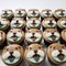 Adorable Otter Cupcakes: Detailed Craftsmanship In A Comic Cartoon Style