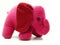 Adorable pink elephant toy