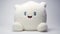 an adorable, Pixar-style plush pillow placed on a clean white background, capturing the charm of animated design.