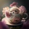 Adorable Puppy in a Teacup