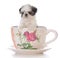 adorable shih tzu puppy in a tea cup