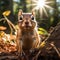 Adorable Squirrel Captured In Stunning Mike Campau Style