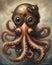 Adorable Steampunk Octopus