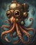 Adorable Steampunk Octopus