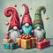 adorable three elves for christmas