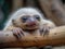 Adorable wideeyed baby sloth