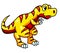 Adorable Yellow T Rex