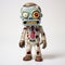 Adorable Zombie Vinyl Toy Sculpture With Consumer Culture Critique