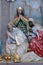 Adoration of the Magi, altar in the church of Holy Trinity in Barilovicki Cerovac, Croatia