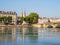 Adour River and the Cathedral of Saint Mary - Bayonne