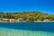 Adriatic coast in Croatia. Beautiful Mediterranean landscape. Soline bay on Dugi Otok island.