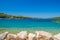 Adriatic coast in Croatia. Beautiful Mediterranean landscape. Soline bay on Dugi Otok island.