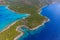 Adriatic landscape at Peljesac peninsula