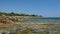 Adriatic sea in Croatia, Dugi otok island, camping resort in bay on Veli Rat