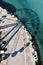 Adriatic sea , lungomare Bari and wheel`s shadow