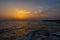 Adriatic sea. Ostuni, Puglia. Sunrise.