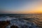 Adriatic sea. Ostuni, Puglia. Sunrise.