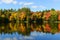 Adrondack Mountains in Fall, New York, USA