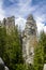 Adrspach sandstone rock formations in Czech