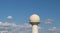 ADS air flight system radar tower over sky