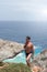 Adul male above Seitan Limania beach, Crete island from Greece
