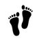 Adult, barefoot, foot icon