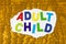 Adult child family unity home parents children together