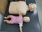 Adult and child resuscitation mannequin