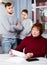 Adult children controlling elderly mother signing of documents