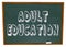 Adult Education - Chalkboard