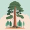 adult giant sequoia tree