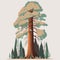 adult giant sequoia tree