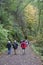 Adult Hikers in Moulton Falls Regional Park, Washington