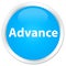 Advance premium cyan blue round button