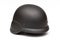Advanced combat helmet of the US Armed Forces with a chin strap on a white background, isolate. Military equipment and equipment f
