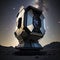 A advanced-edge space telescope, pointing towards the cosmos and capturing stunning images of distant stars and galaxies