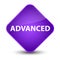 Advanced elegant purple diamond button