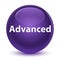 Advanced glassy purple round button