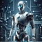 Advanced Humanoid Robot Portrait