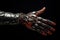 Advanced Robot cyber hand. Generate Ai