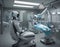 Advanced Robotic Dental Equipment in Modern Clinic AI Generated