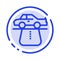 Advantage, Authority, Car, Carpet, Comfort Blue Dotted Line Line Icon